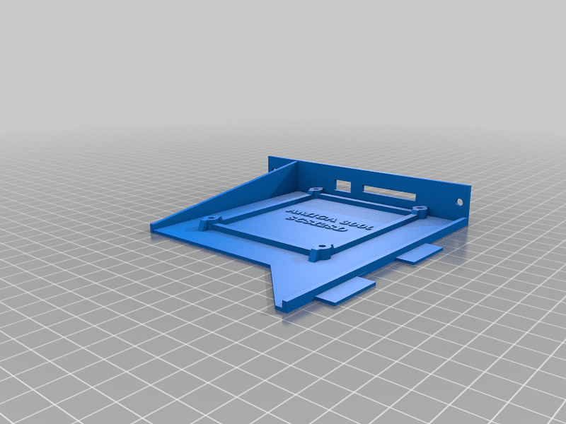 Commodore Amiga 3000 SCSI2SD Card Slot Bracket