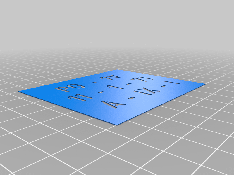 PG-7V stencil