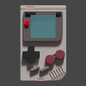 Handheld video gaming device scaled for 28mm tabletop terrain
