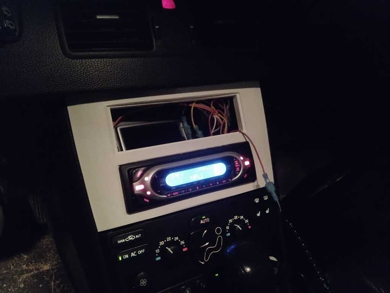1din car stereo front plate for volvo xc90 I (2006) 