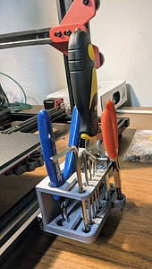 Clip-on Tool Holder for Longer LK1 / Alfawise U20