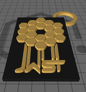 James Webb Space Telescope (JWST) Keychain