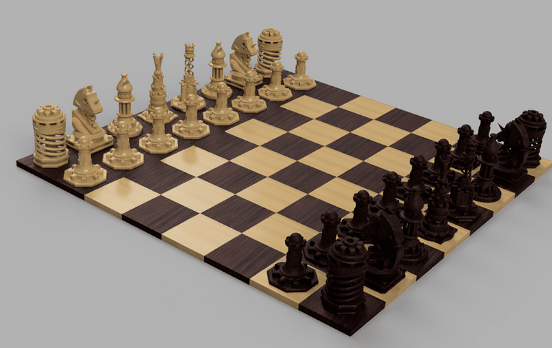 Unique Chess Set