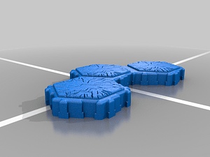 Hex Terrain - classic and road hexes and bridge