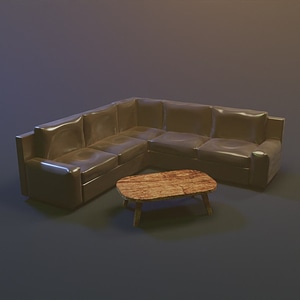 Old Dingy Living Room Couch