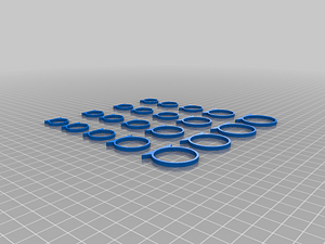 5X4 SOPORTES PARA TUBOS DE 16, 18, 20, 25 Y 30 MM