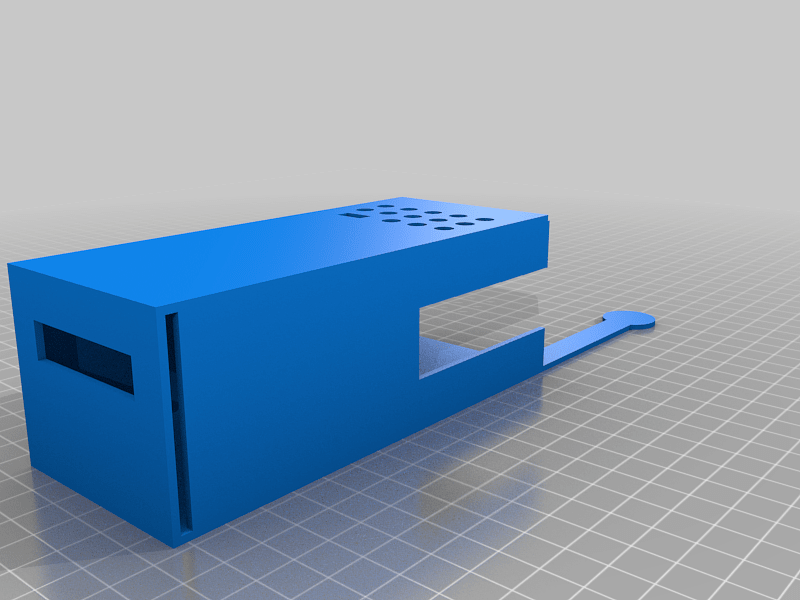 UHF case and holder mod - OpenScad