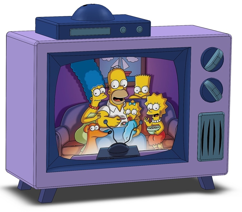 Simpsons TV Television
