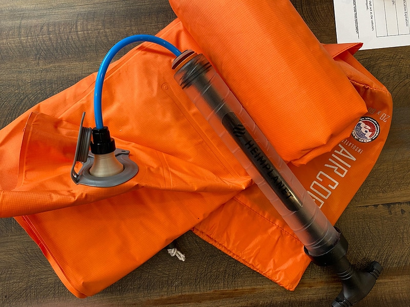 Heimplanet mini pump to Big Agnes Air Core