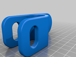 Shower head holder for 22mm rod