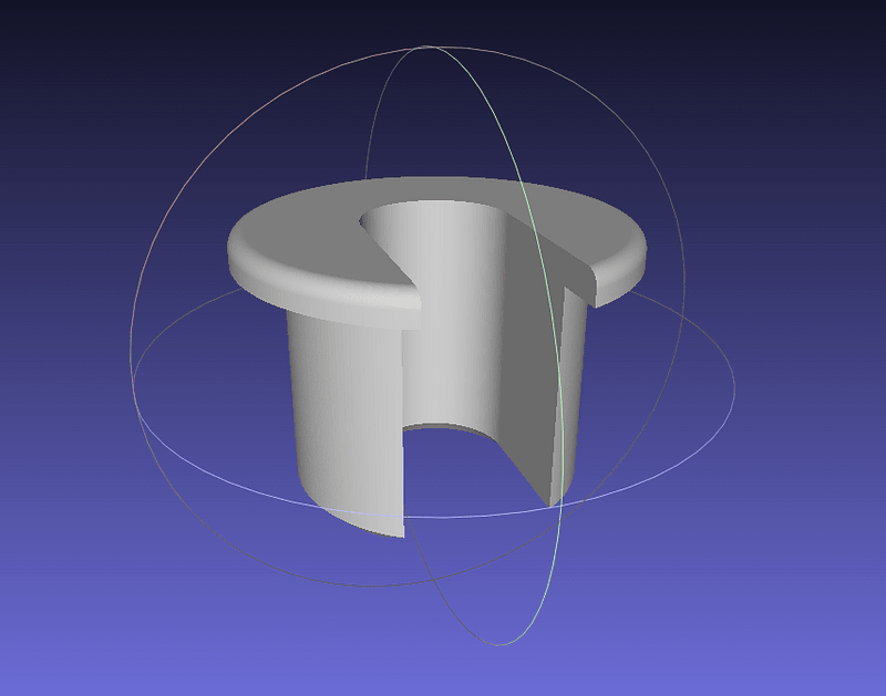 Cable Trim Plug for 3/4 inch holes in wood.