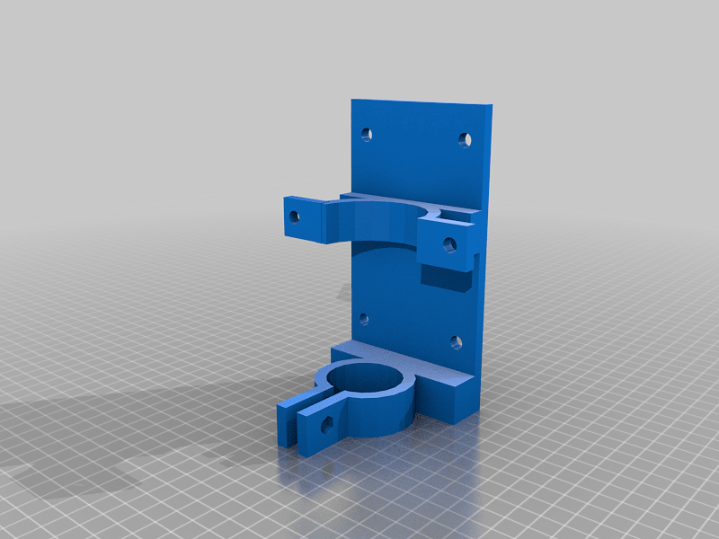 Grinder/multitool mount for a flat surface