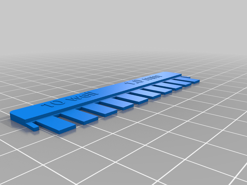 1 mm 10 well comb
