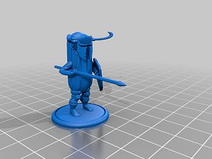 Mini of a hotdog man made from remix