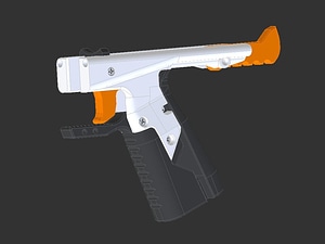 Nerf Caliburn & Talon Claw - 3-Part Grip