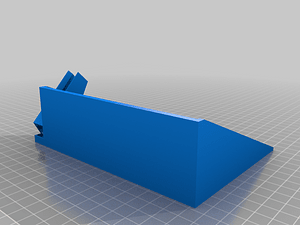 Paint holder with place for airbrush