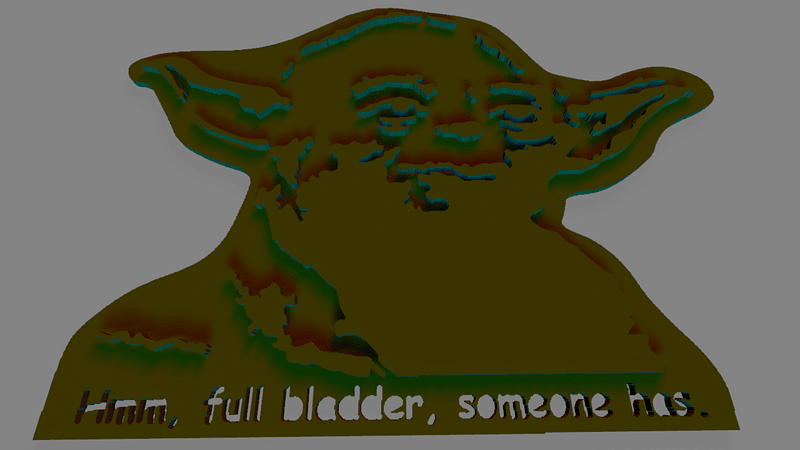 Toilet Yoda