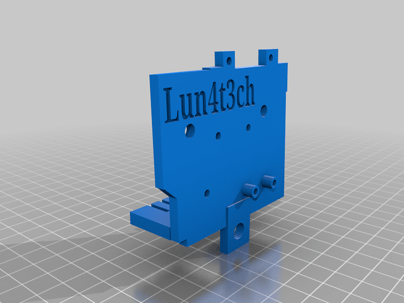 Ender_3_MAX Direct drive plate (linear rollers)