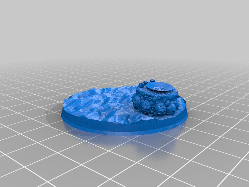 Scenic base for tabletop