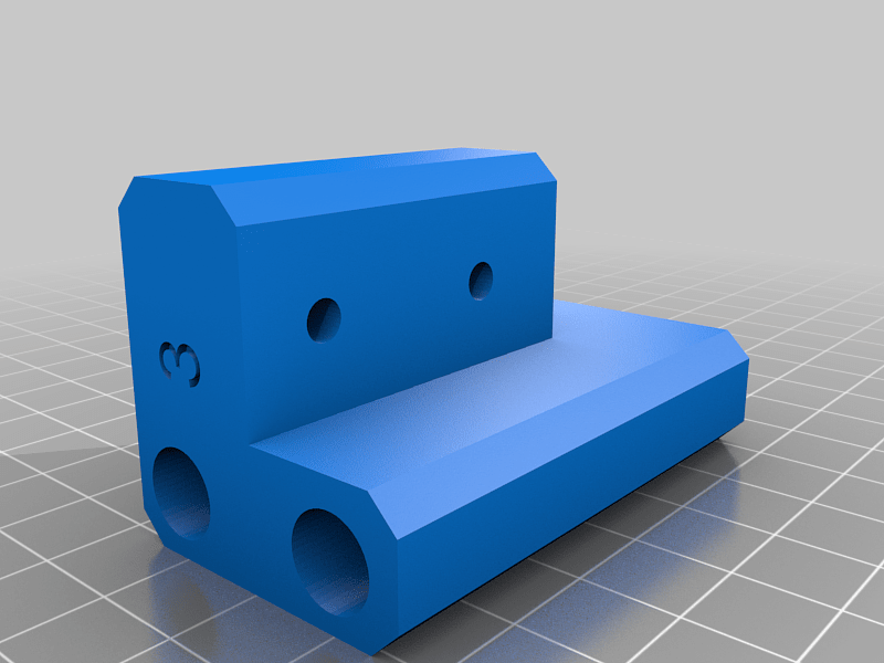 modded y axis lower drag chain mount for RatRig KillerBee cnc