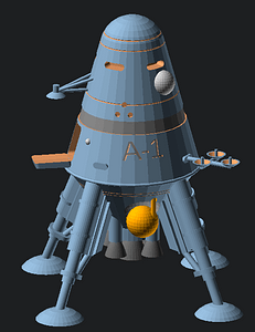 A1 lander from - a late 1950's vision.