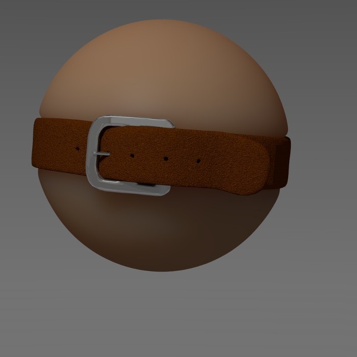 Belt Free 3d model on creazilla