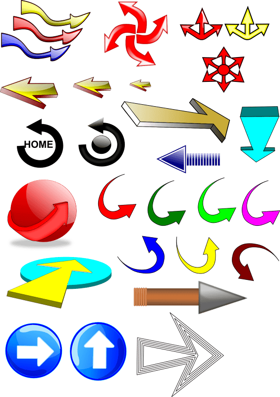 Glossy Arrow Icon