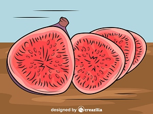 Figs Cut into Slices