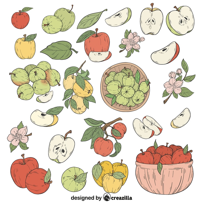 Set of Apples