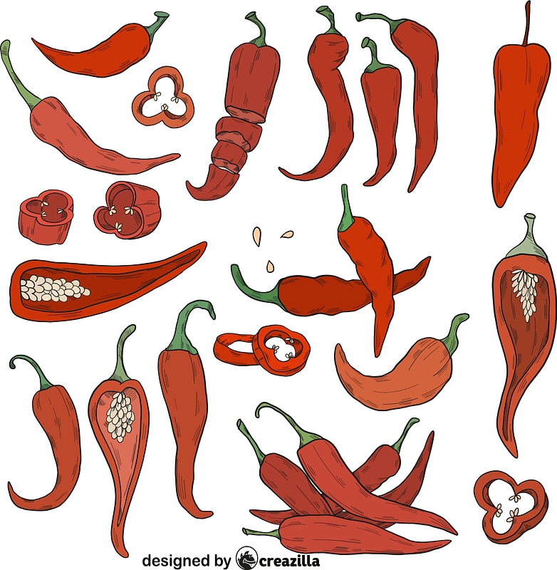 Set of Chilli