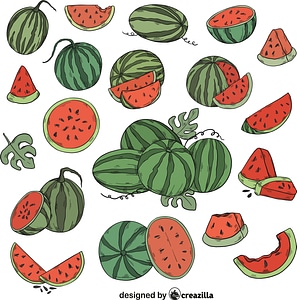 Set of Watermelon