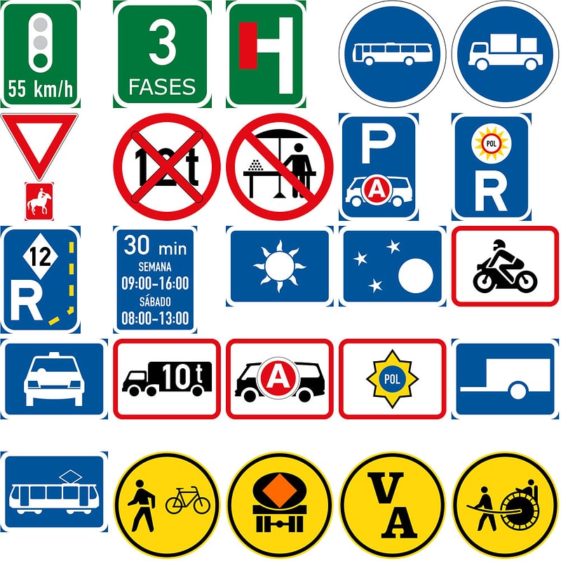 400 Road Signs in Southern African Development