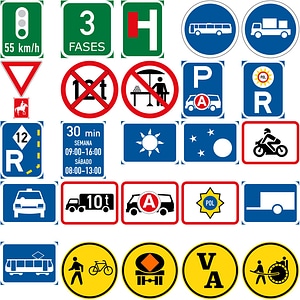 400 Road Signs in Southern African Development