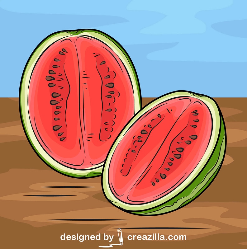 Watermelon Cut in Half