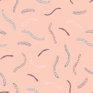 Tiny Plumelet Seamless Pattern