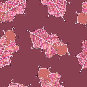 Plumelet Seamless Pattern