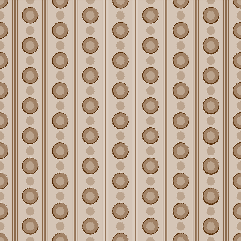 Brown Seamless Pattern avec des cercles