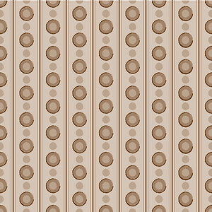 Brown Seamless Pattern with Circles