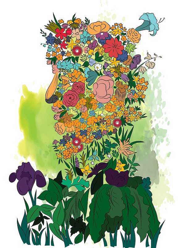 Spring by Giuseppe Arcimboldo