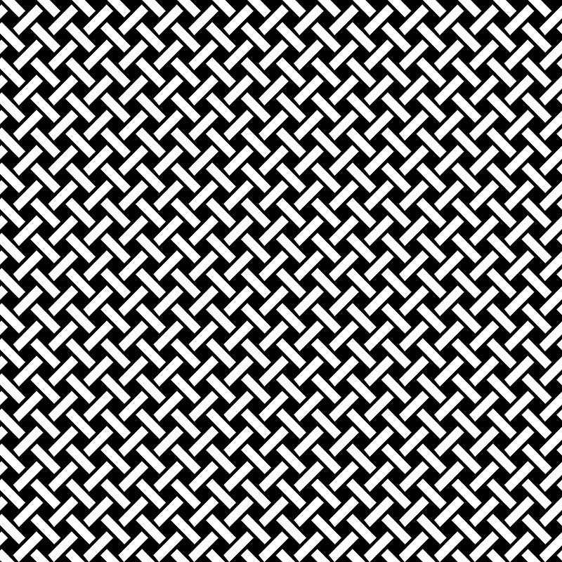 Black and White Basket Weave Seaamless Pattern