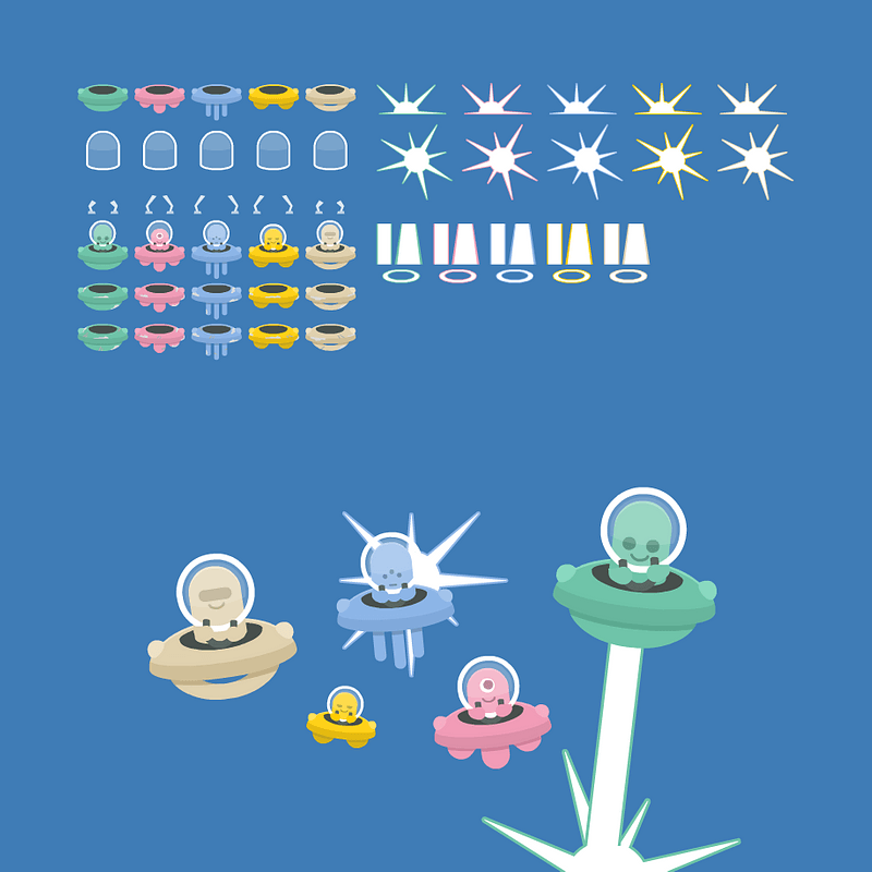 Alien UFO pack