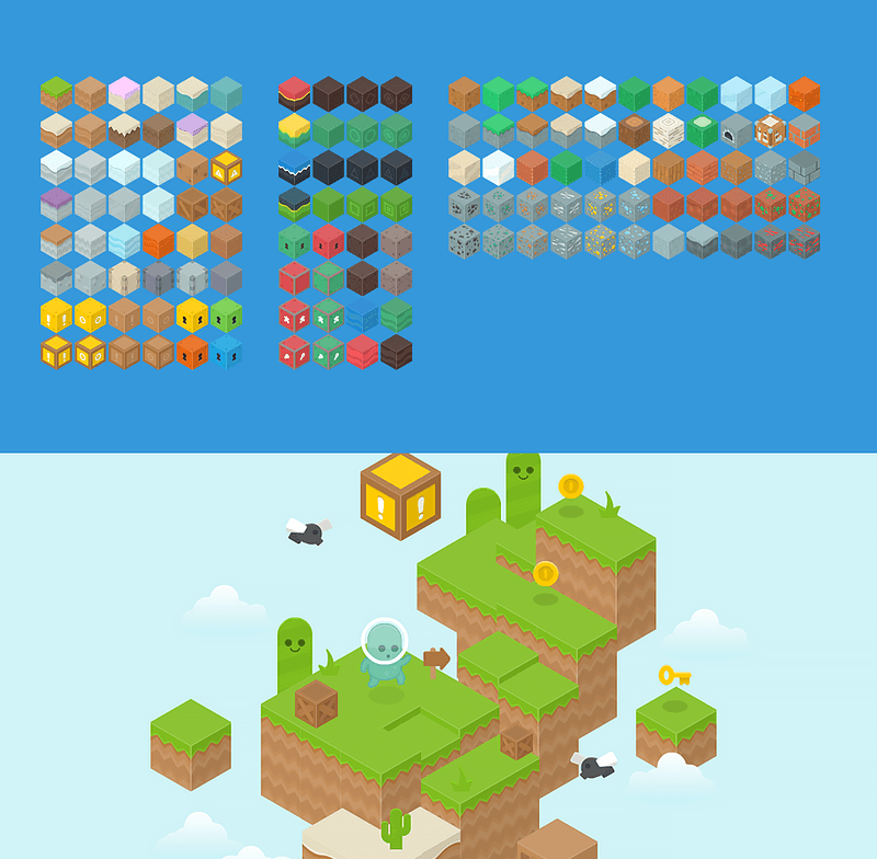 Isometric tiles