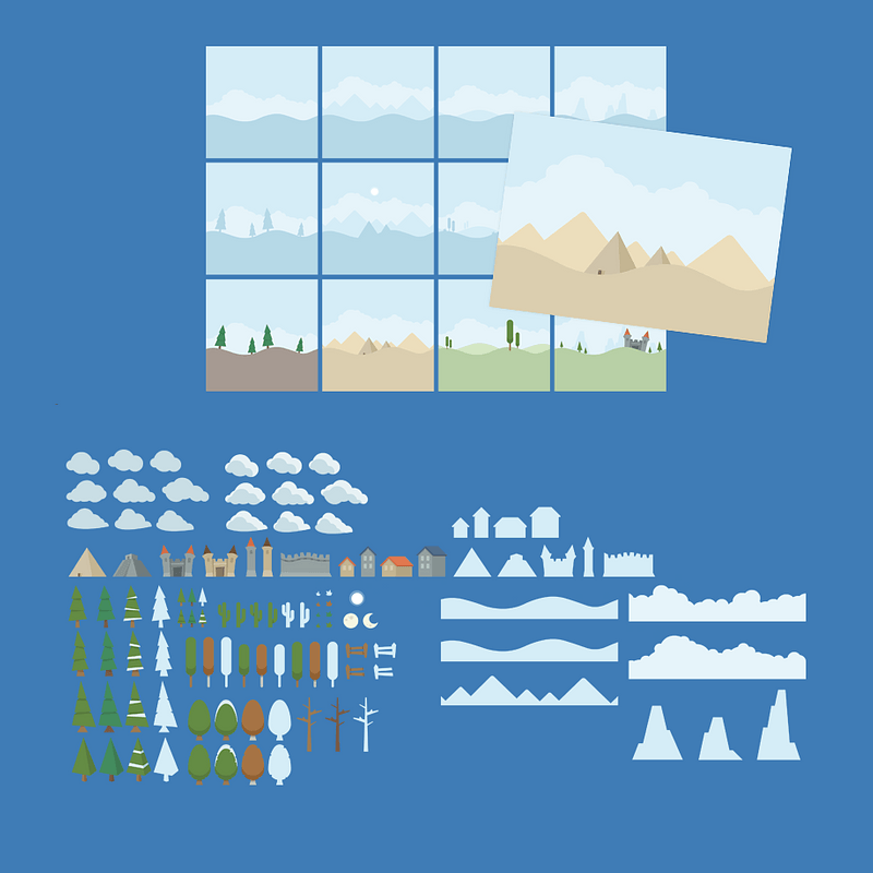 Nature background pack