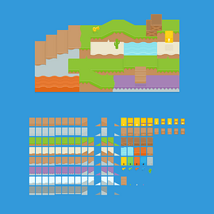 Platformer game bricks