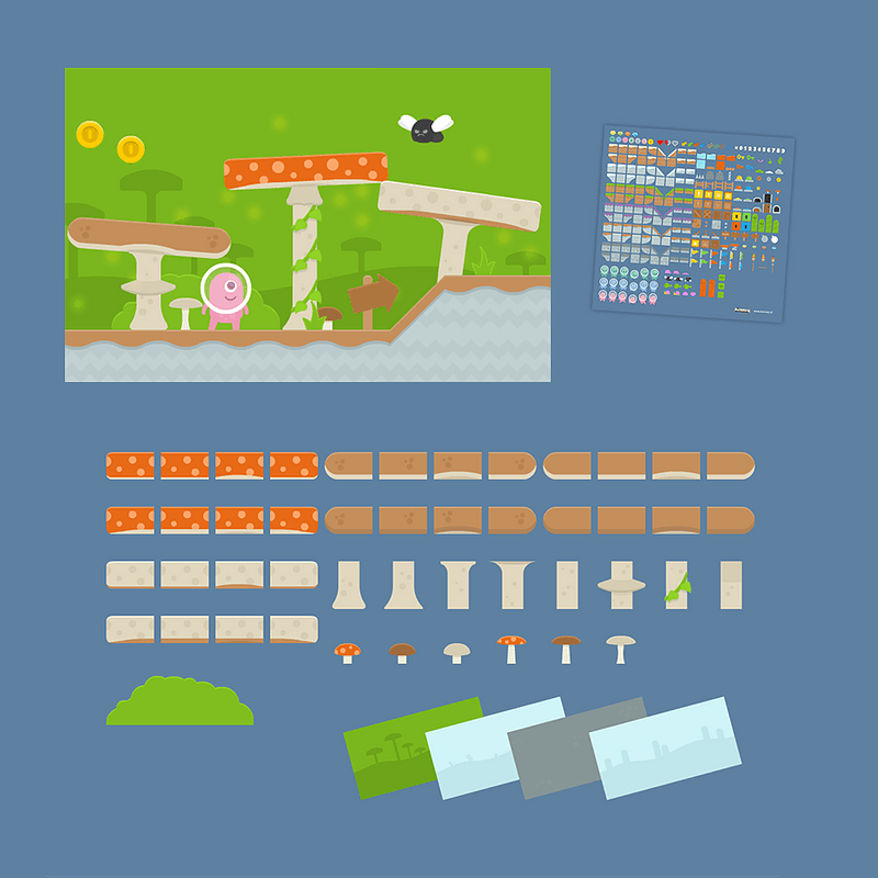 Mushroom land pack
