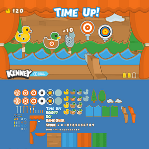 Shooting gallery game