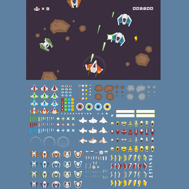 Space shooter pack
