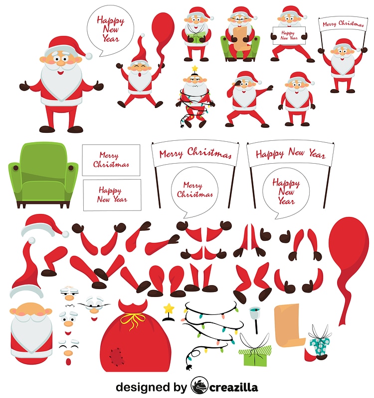 Santa Claus character constructor