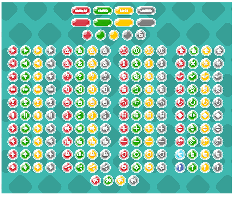 Bubble Buttons