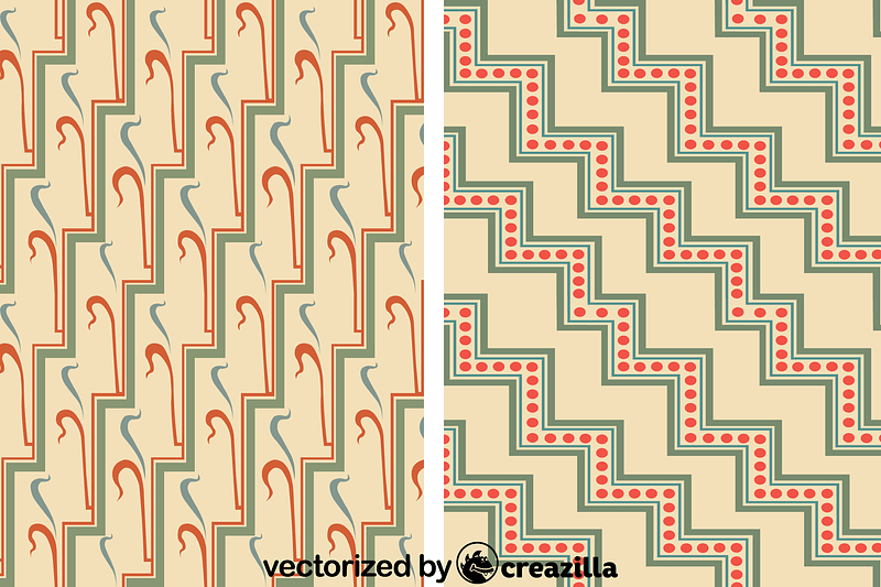 Zig-zag patterns